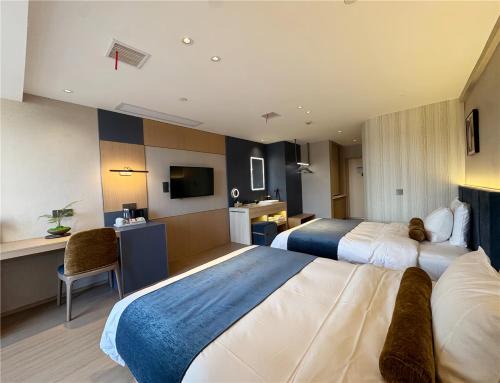Xinzhou District Hotel | 五悦悦心酒店上饶万力时代金龙岗青年艺术街区店 Wuyue Yuexin Hotel Shangrao Wanli Times Golden Dragon Hill Youth Art District Branch