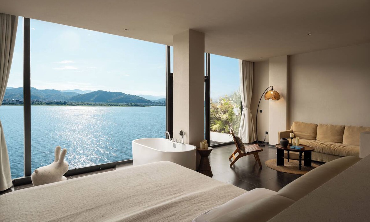 Dali Town Hotel | Antu Liuting Pillow Sea Full Ocean View