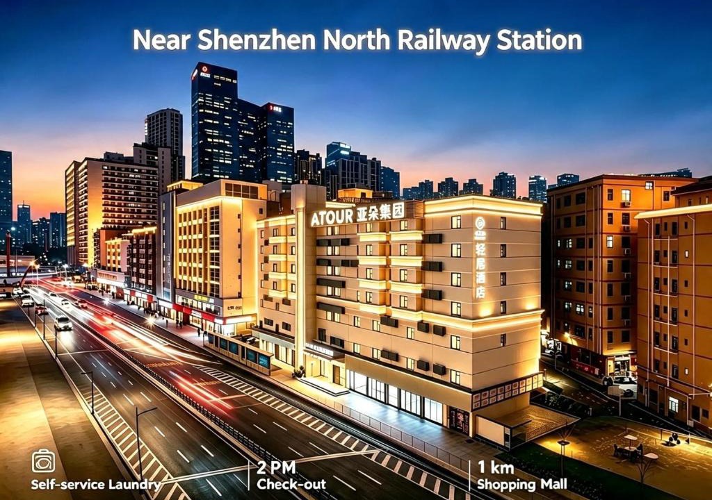 Longhua District Hotel | Atour Light Hotel Shenzhen North Station East Plaza