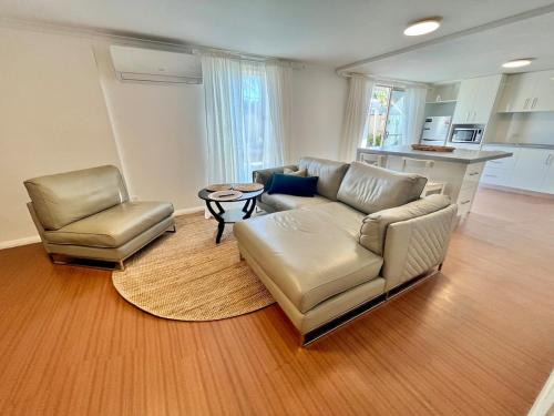 Ettalong Beach House | Barn Outside - Modern 2 bedroom flat Inside