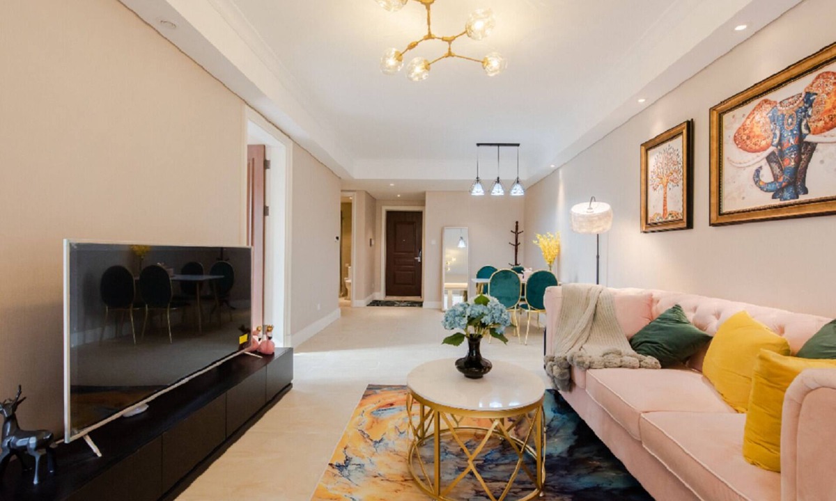 Yanta Qu Apartment | Beautiful Xi'an High-end Community Three-Bedroom Apartment