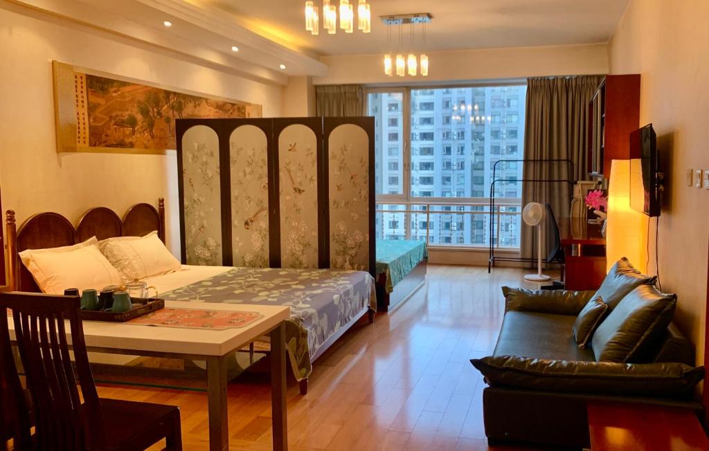 Shuangjing Apartment | Beijing CDB Area - Cozy studio Apt with two Queen size beds