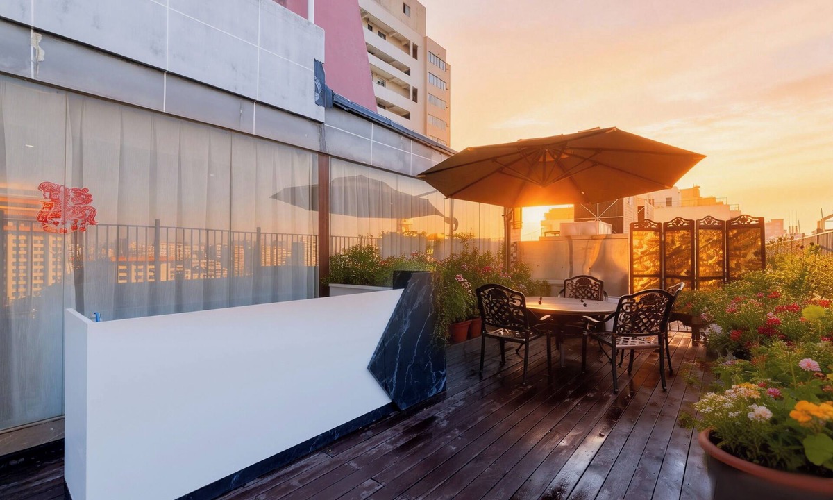 Xincheng Villa | Bybees Downtown Penthouse Smart Villa Private Terrace