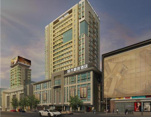 Jianpanshan Subdistrict Hotel | City Comfort Premier Hotel Liuzhou Wuxing Pedestrian Street Jinggu Building