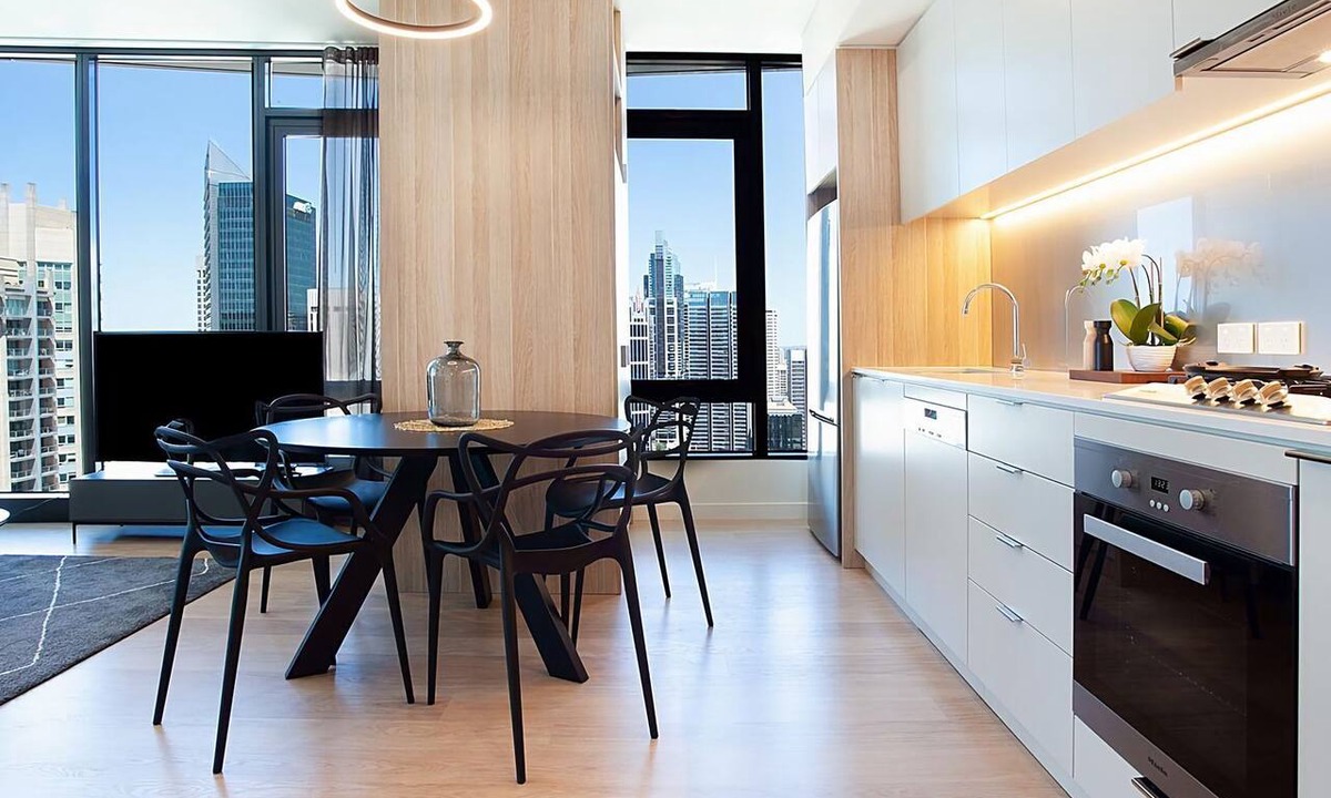 Sydney Central Business District Apartment | City High is a luxurious urban two-bedroom apartment
