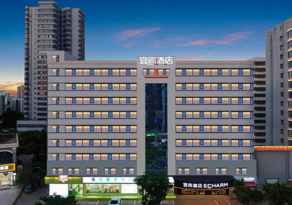 Long Hua Hotel | Echarm Hotel Haikou Friendship Sunshine City Wanlvyuan Branch
