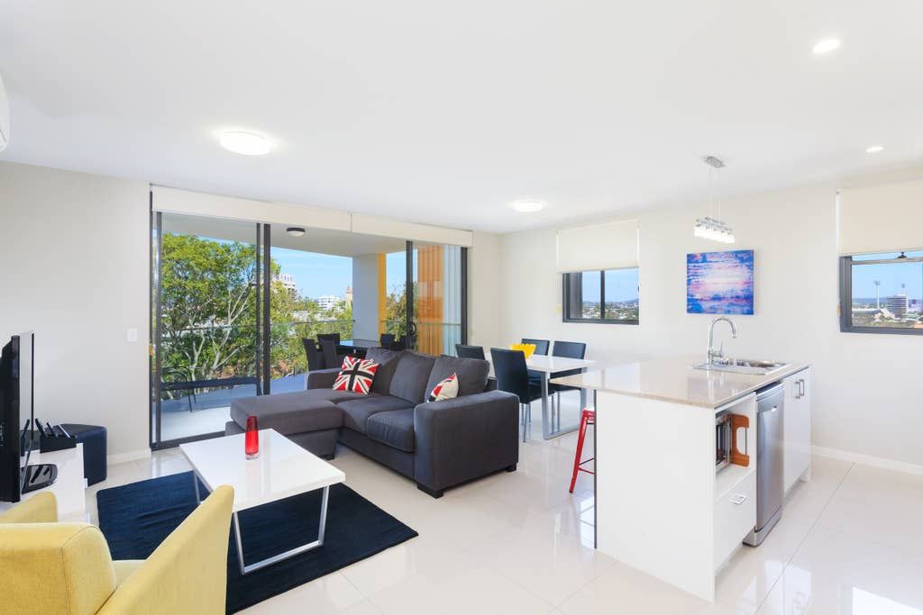 Kangaroo Point Apartment | Executive 2BR Kangaroo Point Apartment Close to The River and Cliffs