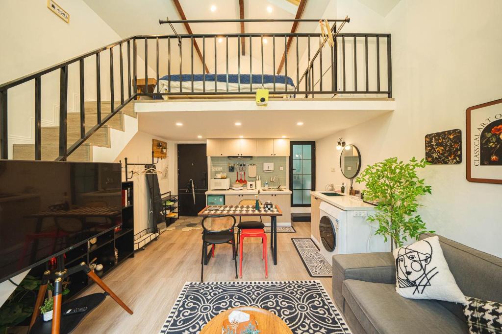 Xuhui Apartment | Ling Homestay - Jing'an Temple Branch Shanghai
