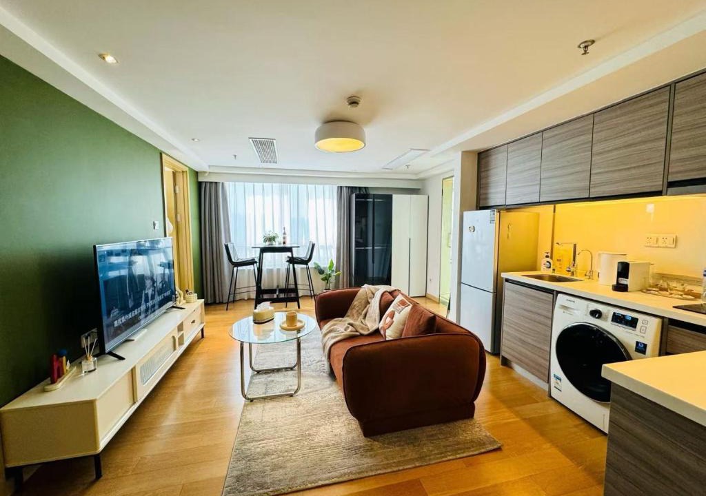 Yangpu Apartment | Shanghai Lerongju Boutique Apartment Metro Line 8 20meter