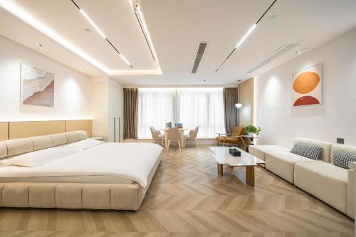 Jing'an Apartment | Shanghai Slow Time Hotel Apartment - Jing'an District Wuning Road Metro Station Branch