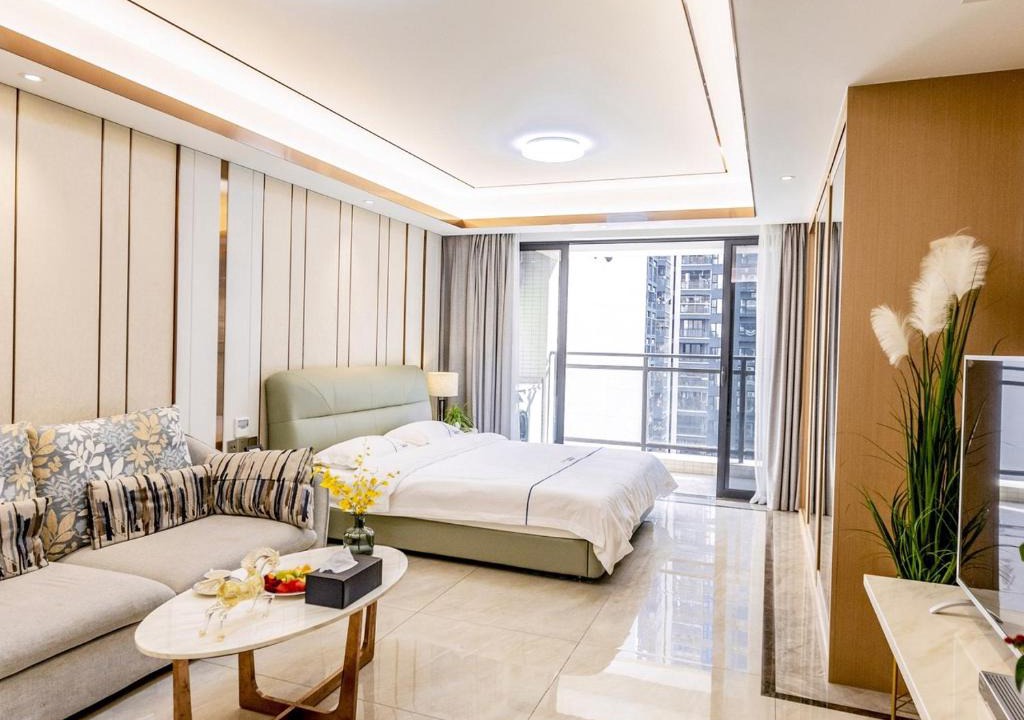 Bao'an Apartment | Shengang Executive Apartment - Baoan International Airport Bihaiwan Subway Station