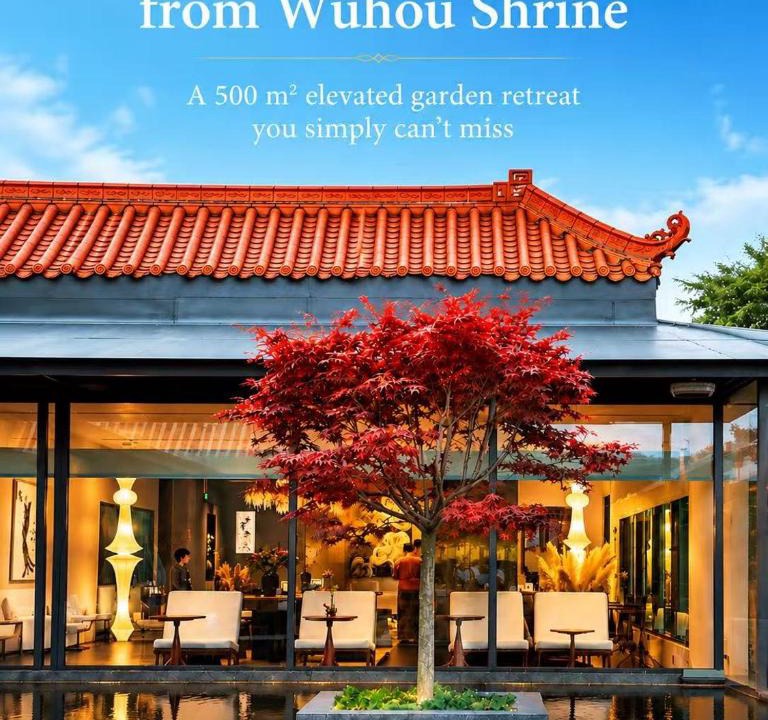 Chengdu City Centre Hotel | Terra Art Zen Hotel with Rooftop Zen Garden, Veggie Dining,Pick-up service,English speaking,Free Laundry