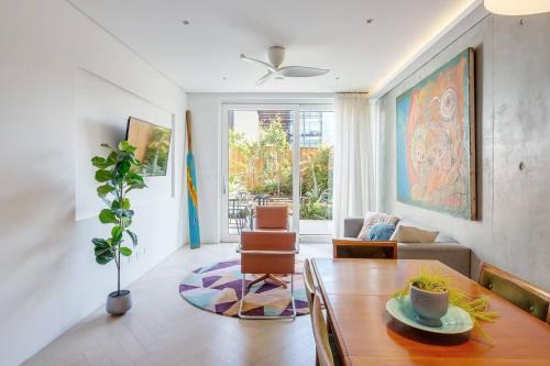 Alexandria Apartment | 'The Fern' Split-Level Retreat with Lush Courtyard