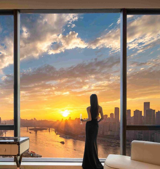Jeifangbei Central Business District Hotel | Vista High-Rise River View Hotel (Jiefangbei Area/Hong Ya Dong)