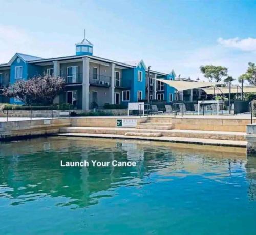 Halls Head Apartment | Waterfront Hideaway with Pool, Spa & BBQ Area jetty available