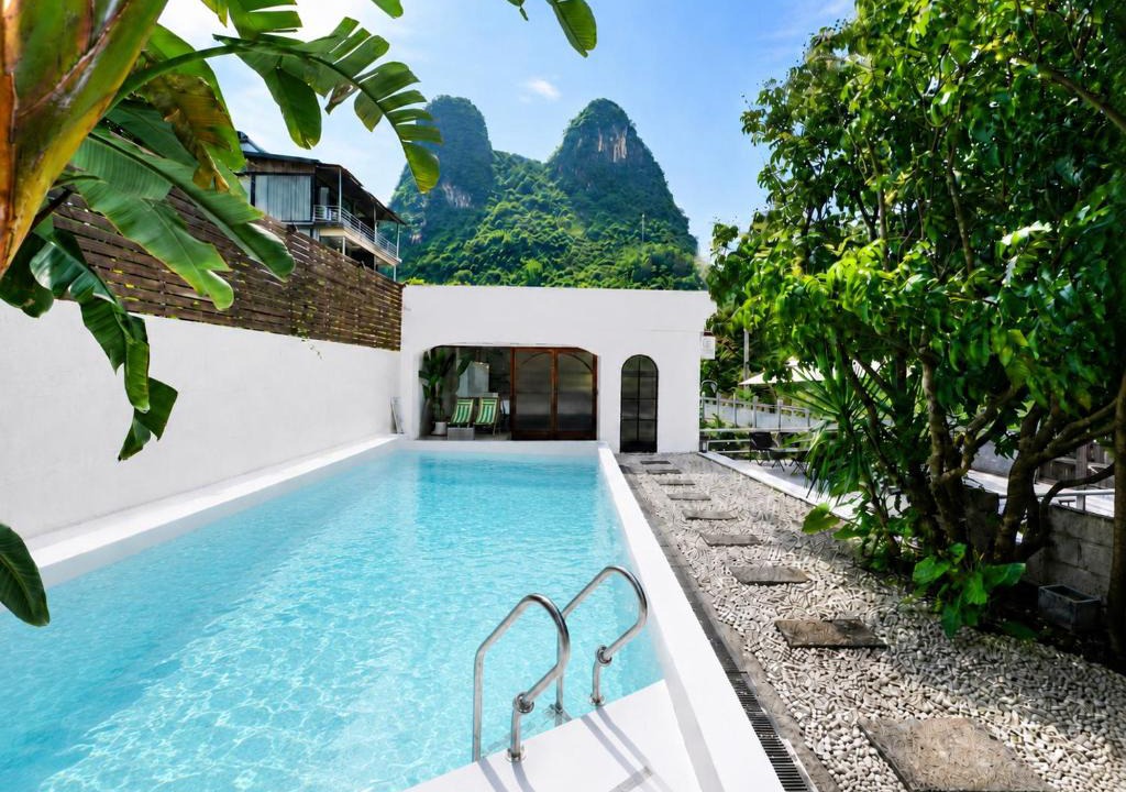 Yangshuo Hotel | Yulong River Scenic Area,Floor-to-ceiling Windows for viewing,Swimming Pool & Coffee & Butler Service,10 minutes by car from West Street