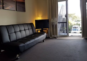 Central, quiet, comfortable first floor 1 bedroom apartment.