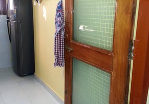 Fully Furnished 1BHK, Unit SA1 - room, lobby, kitchen, bathroom, Terrace Garden