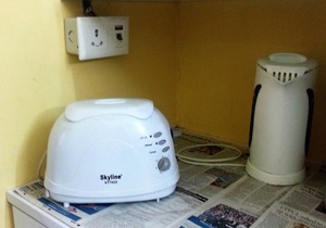 Fully Furnished 1BHK, Unit SA1 - room, lobby, kitchen, bathroom, Terrace Garden