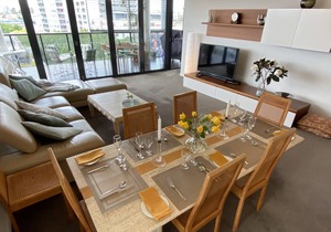 Sweeping City Views from an Elegant Apartment