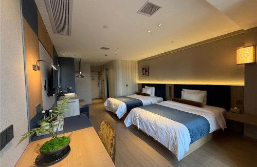 Xinzhou District Hotel | 五悦悦心酒店上饶万力时代金龙岗青年艺术街区店 Wuyue Yuexin Hotel Shangrao Wanli Times Golden Dragon Hill Youth Art District Branch