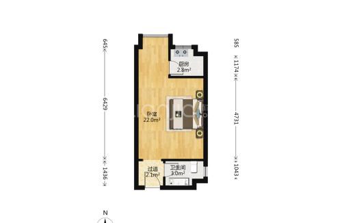 Chang'an District Apartment | 地铁口可做饭有空调安静公寓