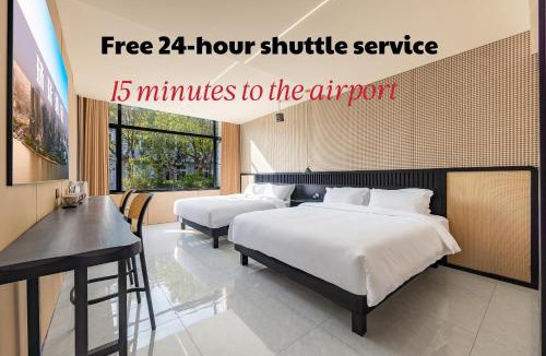 Pudong Hotel | 珠珠酒店上海浦东机场店Shanghai Zhuzhu Hotel - 24-hour free airport pick-up and drop-off Airport, 24-hour professional butler service, spacious room layout with great sense of space, complete kitchen facilities, relaxing spa massage service