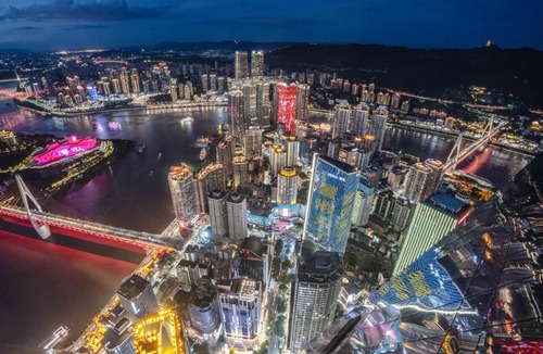 Jeifangbei Central Business District Hotel | 隐时光江景酒店