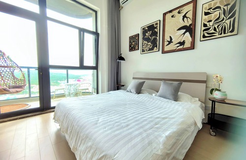 Weihai Apartment | 2-bedroom loft, with kitchen, and supreme sea view