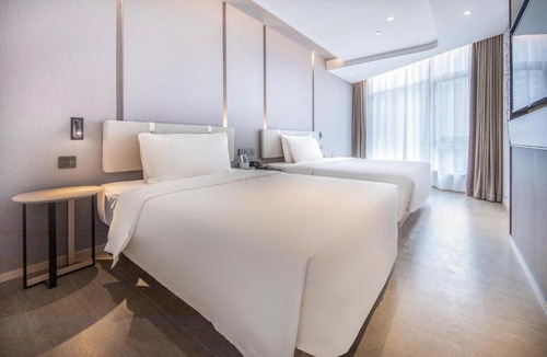 Zhonggongmiao Hotel | Atour Hotel Ningbo Yinzhou Wanda Mingzhouli