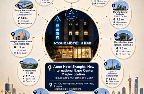 Pudong Hotel | Atour Hotel Shanghai New International Expo Center Maglev Station