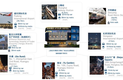 Yangpu Hotel | Atour Hotel Shanghai North Bund Riverside International Plaza
