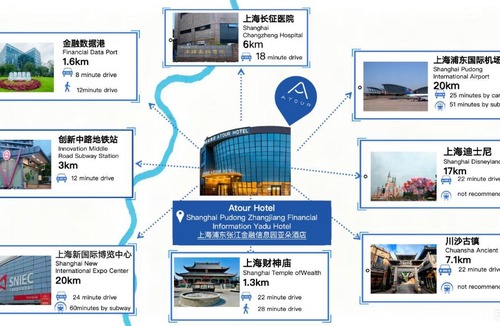 Pudong Hotel | Atour Hotel Shanghai Pudong Zhangjiang Financial Information Park
