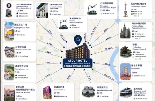 Minhang Hotel | Atour Hotel Shanghai Pujiang