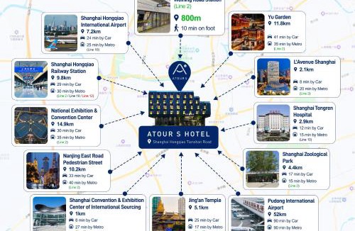 Changning Hotel | Atour S Hotel Shanghai Hongqiao Tianshan Road