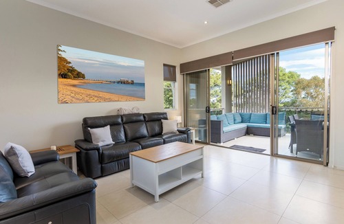 Bongaree Apartment | Awesome, modern, open-plan 3rd floor (with lift) unit with stunning water views.
