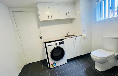 Ettalong Beach House | Barn Outside - Modern 2 bedroom flat Inside