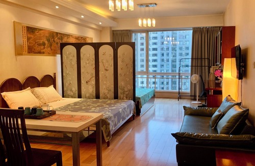 Shuangjing Bed & Breakfast | Beijing CBD - Studio Apartment Queenbeds