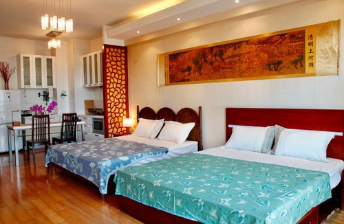 Shuangjing Apartment | Beijing CDB Area - Cozy studio Apt with two Queen size beds