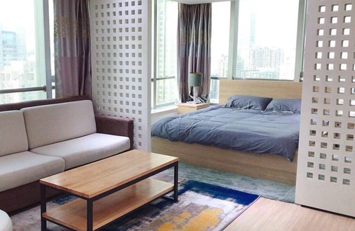 Jing'an Apartment | Central Shanghai 25th floor Gorgeous modern apartment near West Nanjing Rd