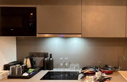 Noida Apartment | Charming 1-bedroom city and river view apartment in pleasant Noida with WiFi, AC