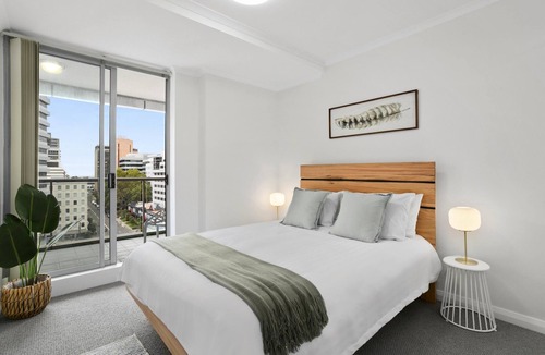 Chatswood Apartment | Chatswood- HELP1 Help Street - Stylish 1BR with Balcony Pool Views Near Chatswood Station