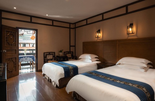 Chengdu City Centre Hotel | Chengdu Wenjun courtyard Hotel