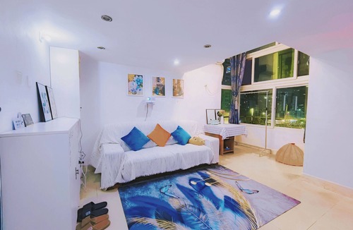 Nanshan Apartment | Chic Loft 1-bedroom apartment in brilliant Shenzhen Nanshan with WiFi, AC