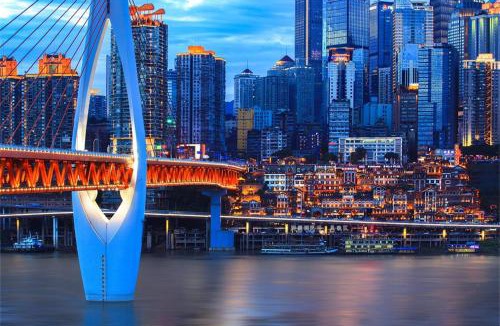 Jeifangbei Central Business District Apartment | Chongqing Xiaoshe Yuanmu River View Guesthouse Jiefangbei Hongyadong Branch
