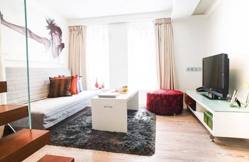 Putuo Apartment | Deluxe Two-Bedroom Loft | 450 m from Langao Road Station | Shanghai