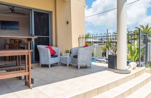Evans Head Apartment | Downstairs beach unit opposite Airforce Beach with pool, BBQ deck, linen included, and easy access t