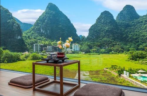 Yangshuo Hotel | Dyed Mount Boutique Hotel-Sip Tea, Watch Rice Grow,A Cultural Stay in Yangshou Hills,Near West Street