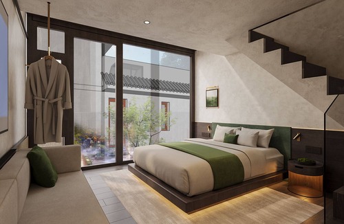 Wangfujing Shopping Area Hotel | Happy Dragon Imperial Garden Courtyard