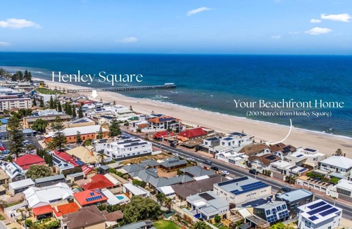 Henley Beach House | Henley Beachfront Home + Sauna, 200m From Square!